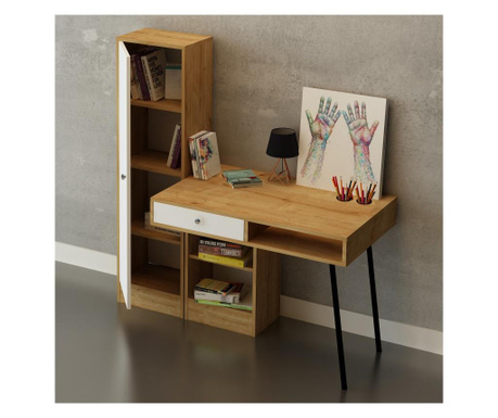Комплект бюро и модул за библиотека Naoma