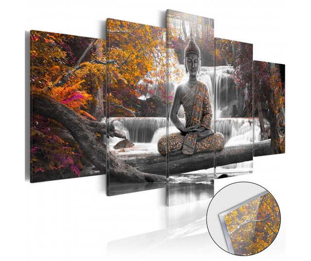 Σετ 5 πίνακες Autumnal Buddha