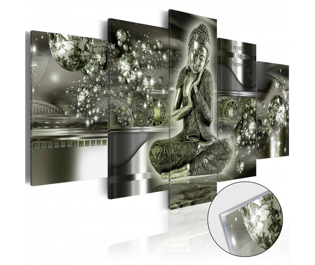 Σετ 5 πίνακες Emerald Buddha