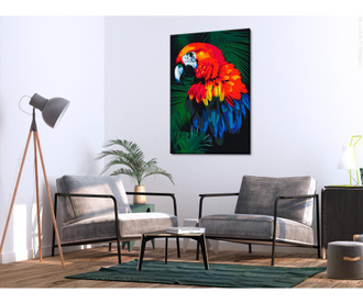 Καμβάς ζωγραφικής ανά αριθμό κιτ Do It Yourself Parrot 40x60 cm