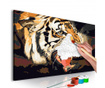 Καμβάς ζωγραφικής ανά αριθμό κιτ Do It Yourself Tiger Roar 40x60 cm