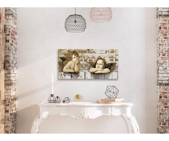 Καμβάς ζωγραφικής ανά αριθμό κιτ Do It Yourself Raphael's Angels 40x80 cm