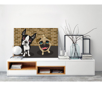 Καμβάς ζωγραφικής ανά αριθμό κιτ Do It Yourself Cute Dogs 40x60 cm