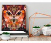 Καμβάς ζωγραφικής ανά αριθμό κιτ Do It Yourself Owl (Geometrical) 40x40 cm