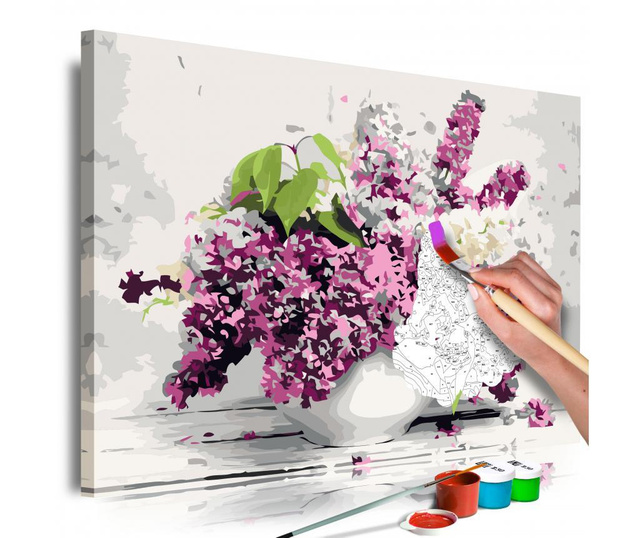 Vase and Flowers DIY kanavász kép 40x60 cm