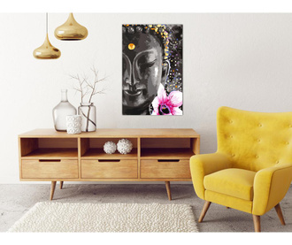 Slika na platnu s številkami iz seta DIY (Naredi Sam) Buddha and Flower 40x60 cm