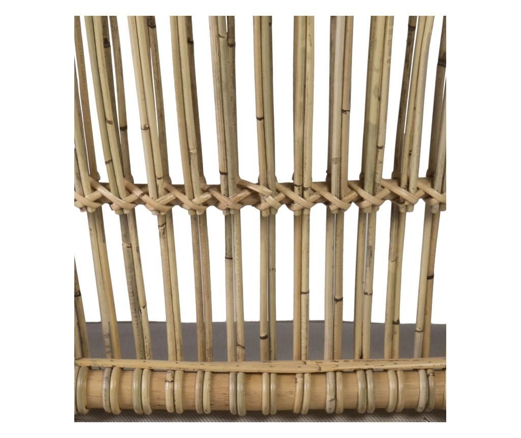 Scaun Moycor, Rattan, 65x62x85 cm - 4