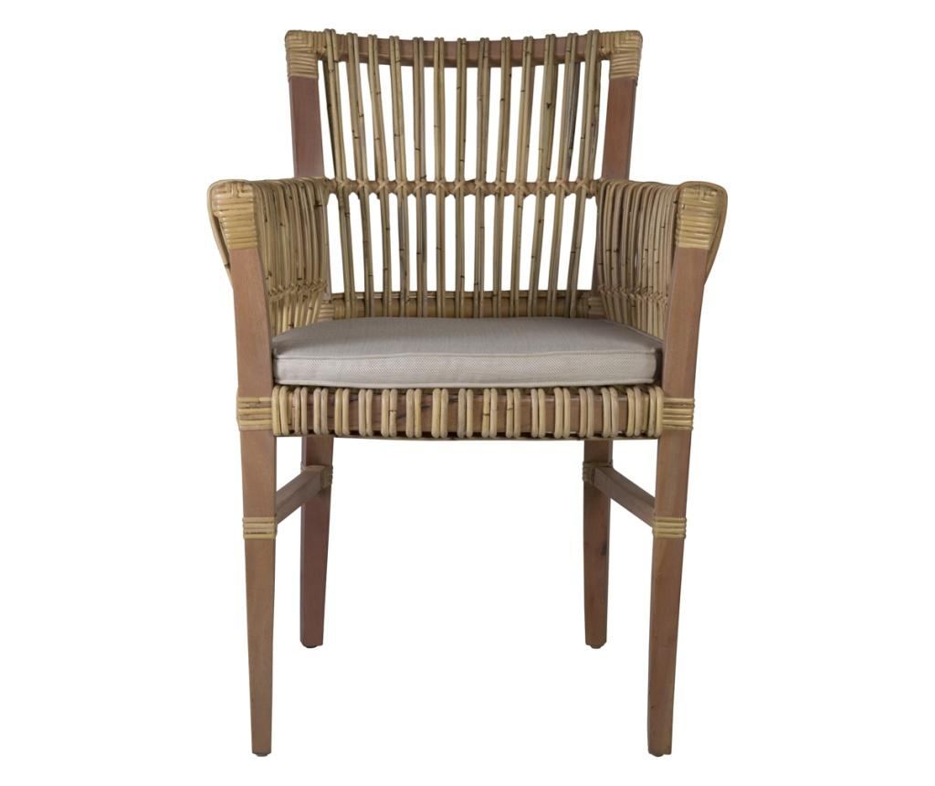 Scaun Moycor, Rattan, 65x62x85 cm - 2