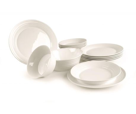 RESIGILAT Set de masa 15 piese Vialli Design, Volare Bone China, portelan Bone China, 60x40x40 cm