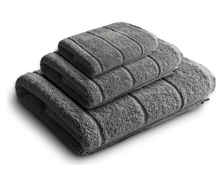 Ręcznik kąpielowy Malibu Steel Gray 30x50 cm