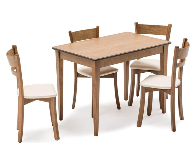 Комплект маса и 4 стола