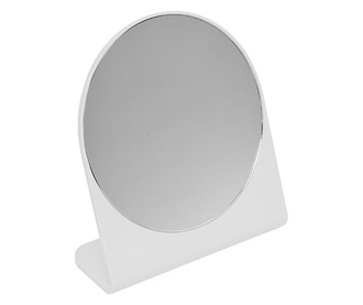 Oglinda cosmetica Tendance, sticla, 19x17x1 cm, alb