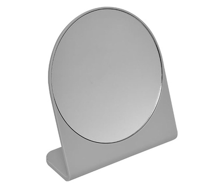 Oglinda cosmetica Tendance, sticla, 19x17x1 cm, gri