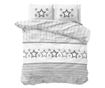 Set Posteljina Double Stars and Stars Grey