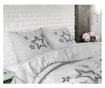 Set Posteljina Double Stars and Stars Grey