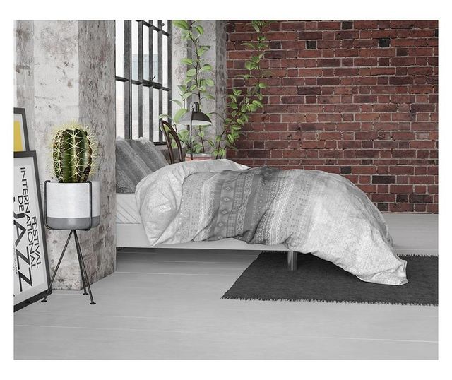 Posteljina King Satin Jessy Grey