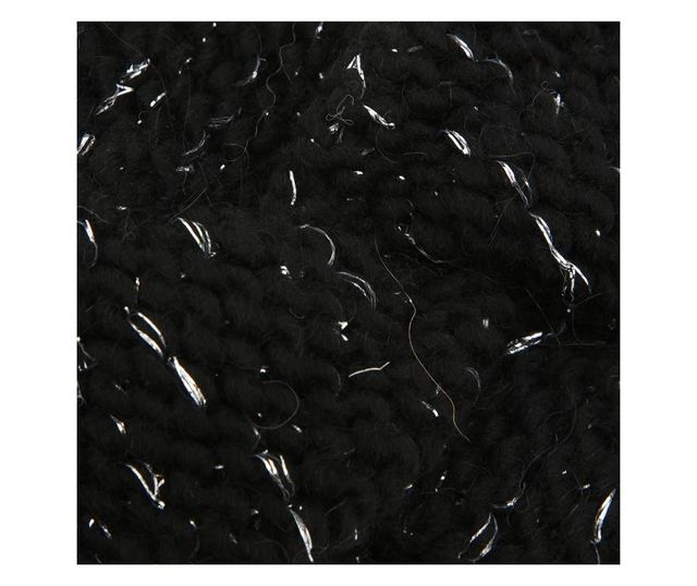 Ženska traka za kosu Glitter Black 12x25 cm