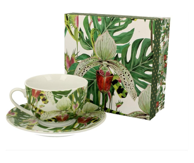 Комплект чашка и чинийка Orchid