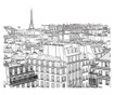 Ταπετσαρία Parisian's sketchbook 193x250 cm