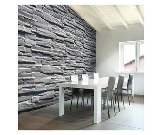 Tapeta Grey stone wall 270x350 cm