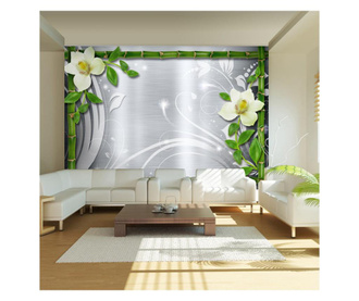 Ταπετσαρία Bamboo and two orchids 175x250 cm