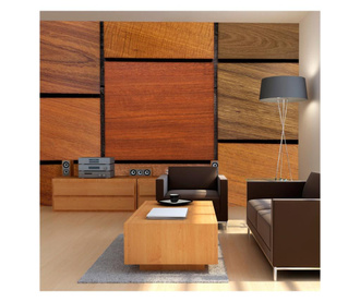 Ταπετσαρία Wooden cubes 175x250 cm
