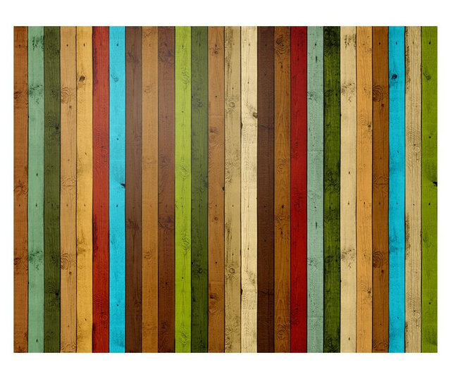 Ταπετσαρία Wooden rainbow 231x300 cm