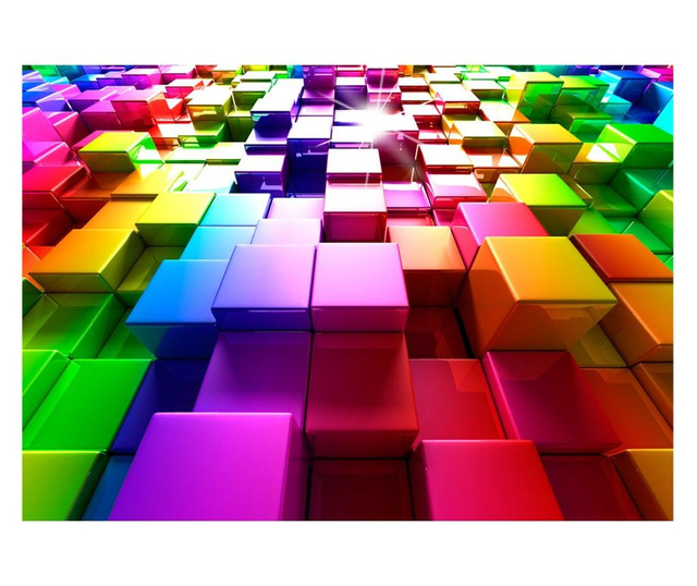 Ταπετσαρία Colored Cubes 175x250 cm