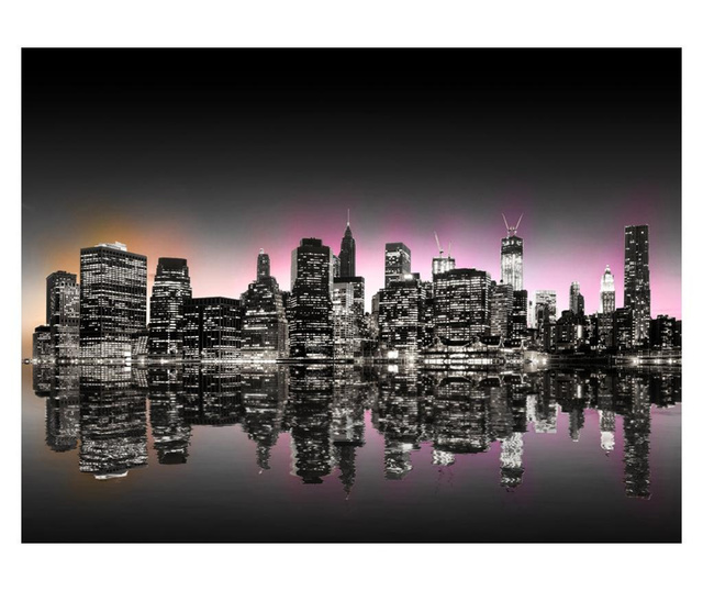 Ταπετσαρία Colorful glow over NYC 231x300 cm