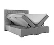 Boxspring postelja s prostorom za shranjevanje Cannes Light Grey 160x200 cm