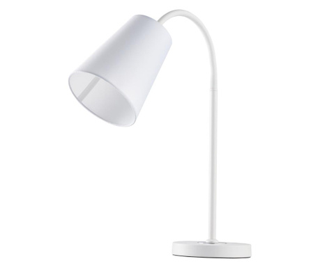Lampa de masa Functional Lighting, Comfort White, metal, alb, 35x15x50 cm
