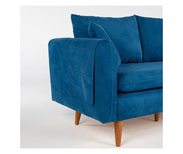 Dark Blue Háromszemélyes kanapé