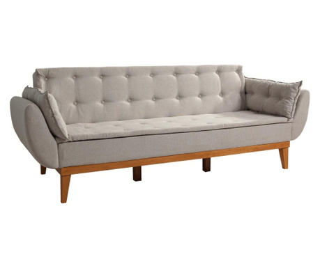 Cream Kihúzható háromszemélyes kanapé