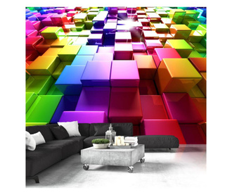 Ταπετσαρία Colored Cubes 210x300 cm