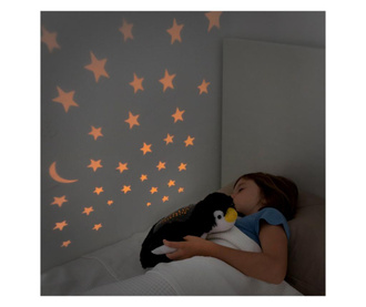 Nočna svetilka s projektorjem Cuddly Penguin