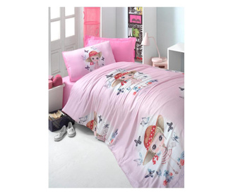Pink Girl Egyszemélyes ranforce gyerek ágynemű