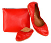 Foldy Red Összecsukható lapos cipő hordtáskával 38