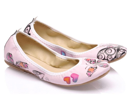 Γυναικεία ίσια παπούτσια Foldy Multicolor