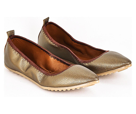 Foldy Brown Összecsukható lapos cipő