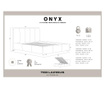 Postelja s škatlo za shranjevanje Onyx Anthracite 160x200 cm