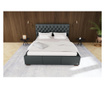 Легло с място за съхранение Amethyste Anthracite 140x200 см