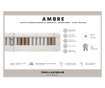 Комплект матрак, 2 основи за легло и табла за легло Ambre 160x200 см