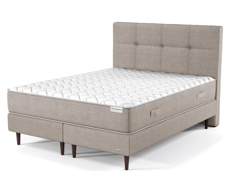 Комплект матрак, 2 основи за легло и табла за легло Opale 160x200 см