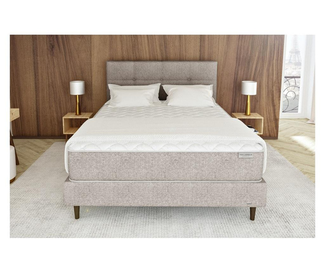 Set - ležišče, 2 posteljna okvirja z letvicami in vzglavje Opale 160x200 cm