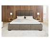 Легло с място за съхранение Cobalt Hazelnut 140x200 см