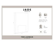 Табла за легло Jade Anthracite 90x118 см