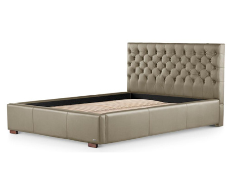 Krevet s prostorom za odlaganje Amethyste Caramel 140x200 cm