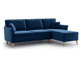 Разтегателен ъглов диван Juliett Navy Blue