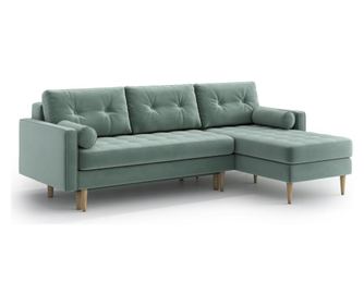 Разтегателен ъглов диван Esme II Mint