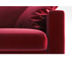 Разтегателен ляв ъглов диван Odeon Red